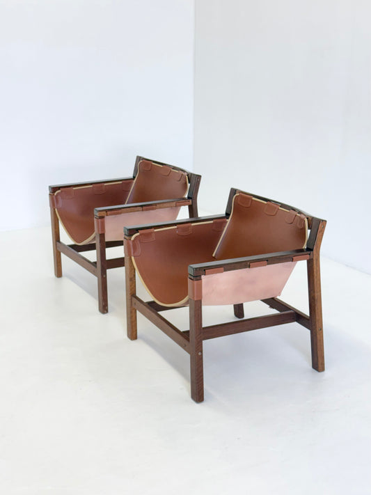 Safari Lounge Chairs van Carlo Hauner voor Forma