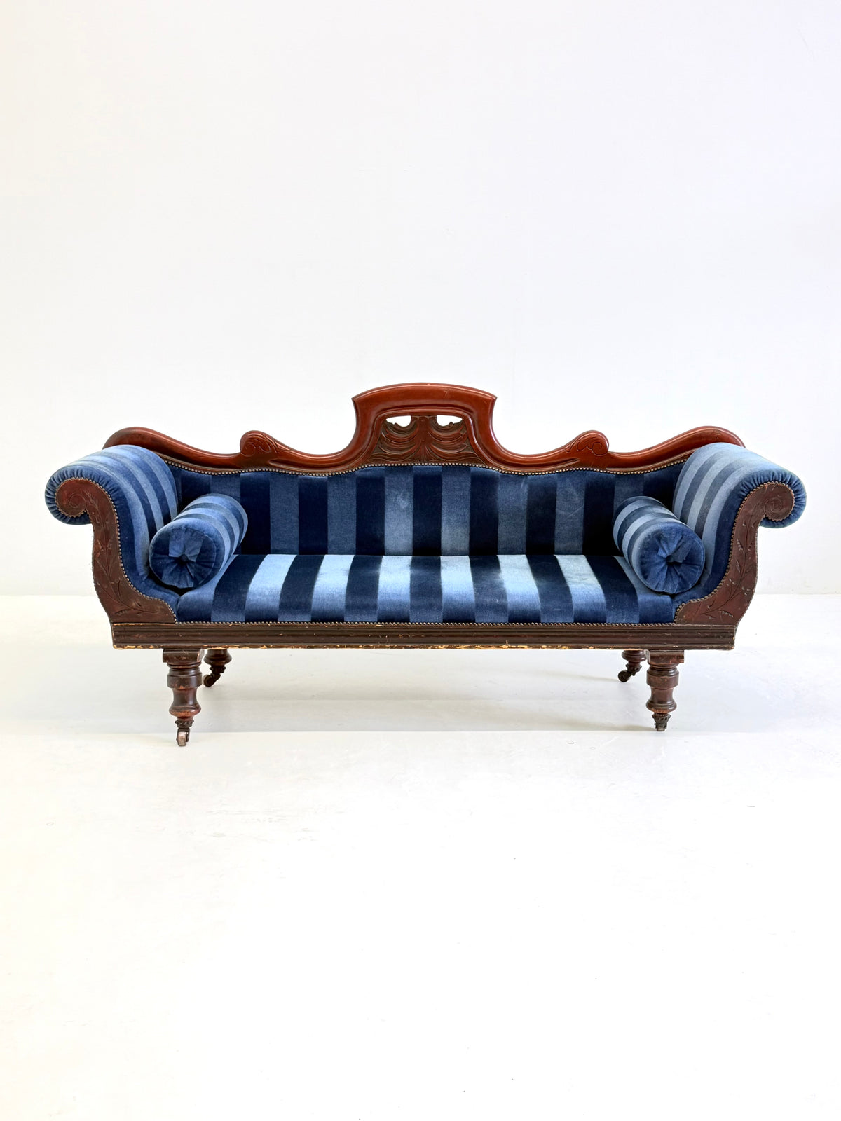 Antieke Victoriaanse Chaise Longue / Méridienne