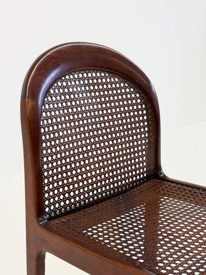 Set van vier Mid-Century eetkamerstoelen van Lübke