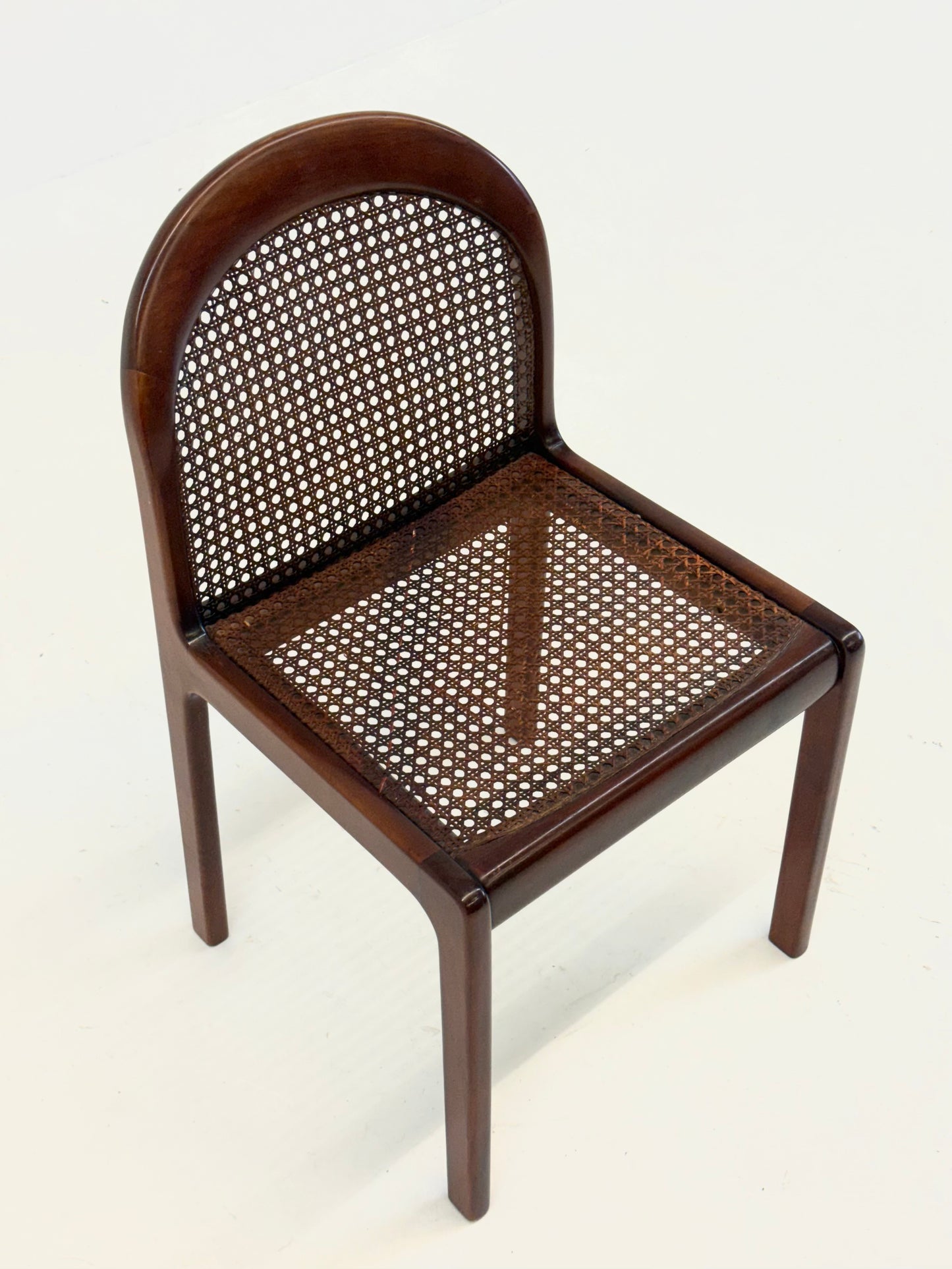 Set van vier Mid-Century eetkamerstoelen van Lübke