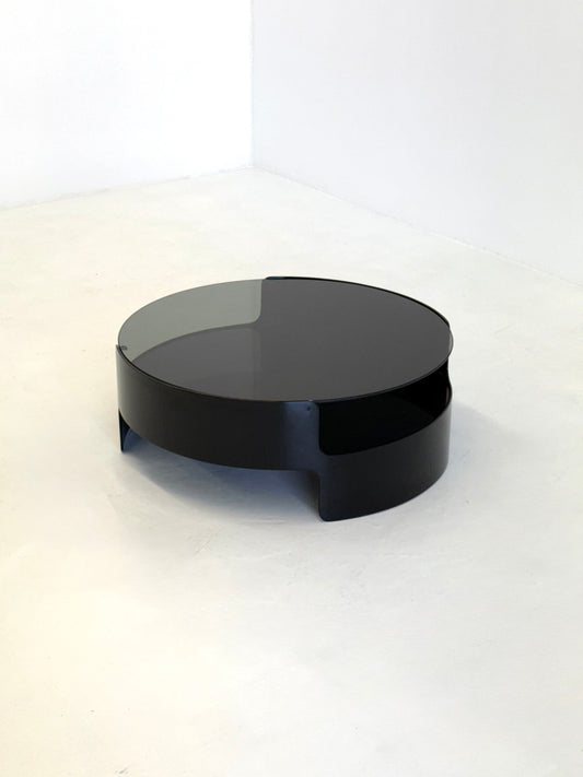 Zwarte space age salontafel van Erik van Buijtenen voor Nebu