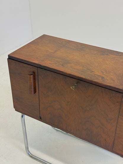 Italiaanse walnoot bar kast van Cova Milano