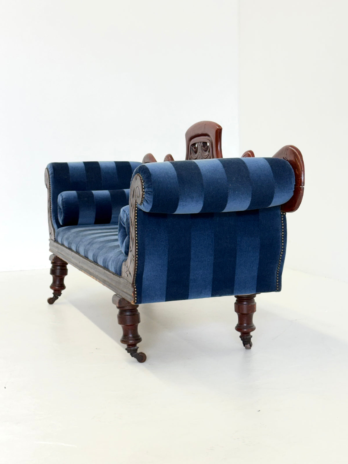 Antieke Victoriaanse Chaise Longue / Méridienne