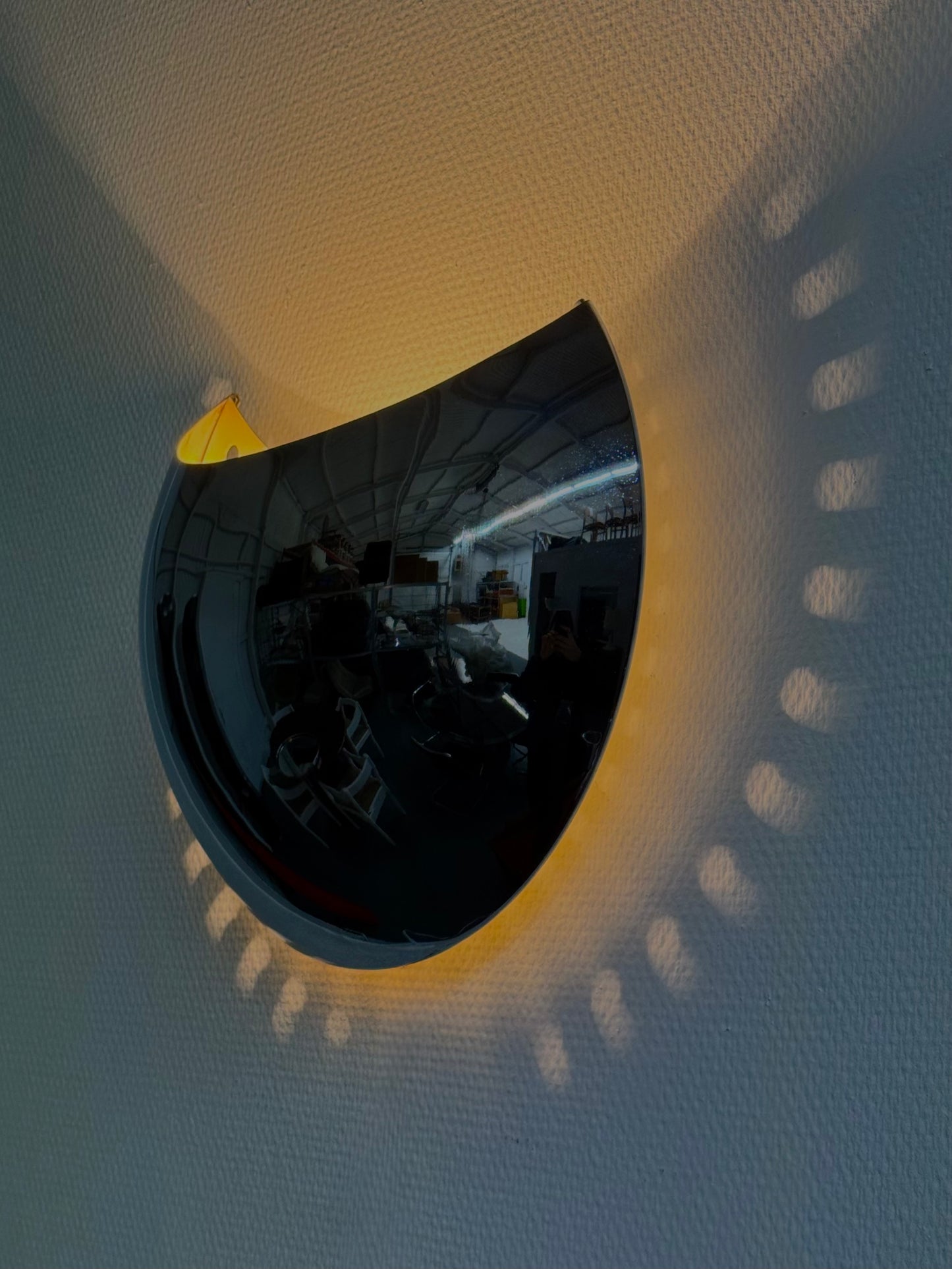 Set van 2 vintage space age wandlampen door Reggiani Goffredo