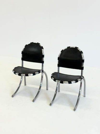 Set van 2 Medusa eetkamerstoelen van Studio Tetrarch voor Alberto Bazzani