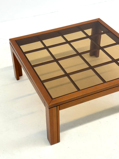 Brutalist Italiaanse salontafel van Caccia alla Volpe voor Linea Arredo