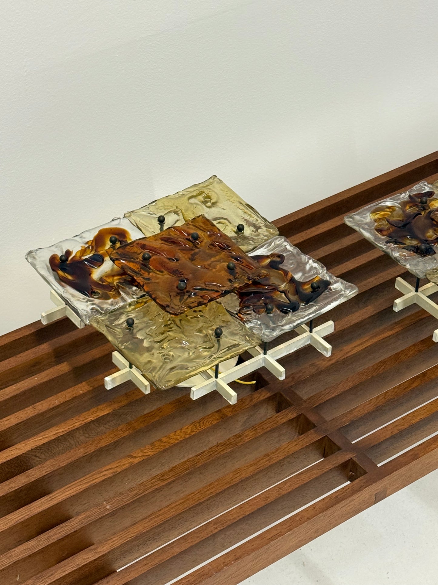 Patchwork wandlampen door Toni Zuccheri voor Venini