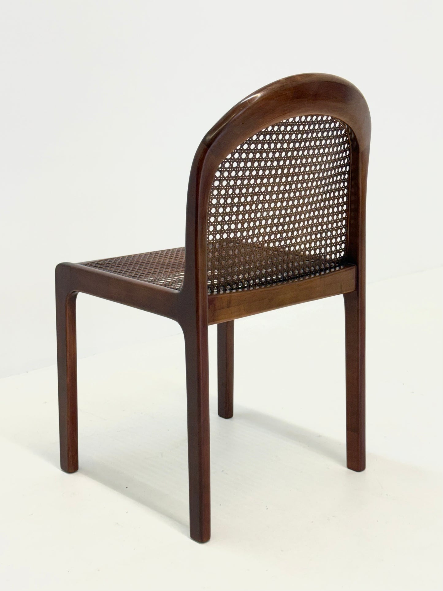 Set van vier Mid-Century eetkamerstoelen van Lübke