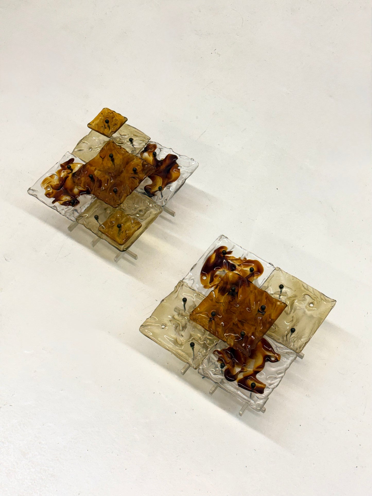 Patchwork wandlampen door Toni Zuccheri voor Venini