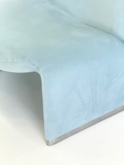 Anonima Castelli Alky Fauteuil in Babyblauw Velvet