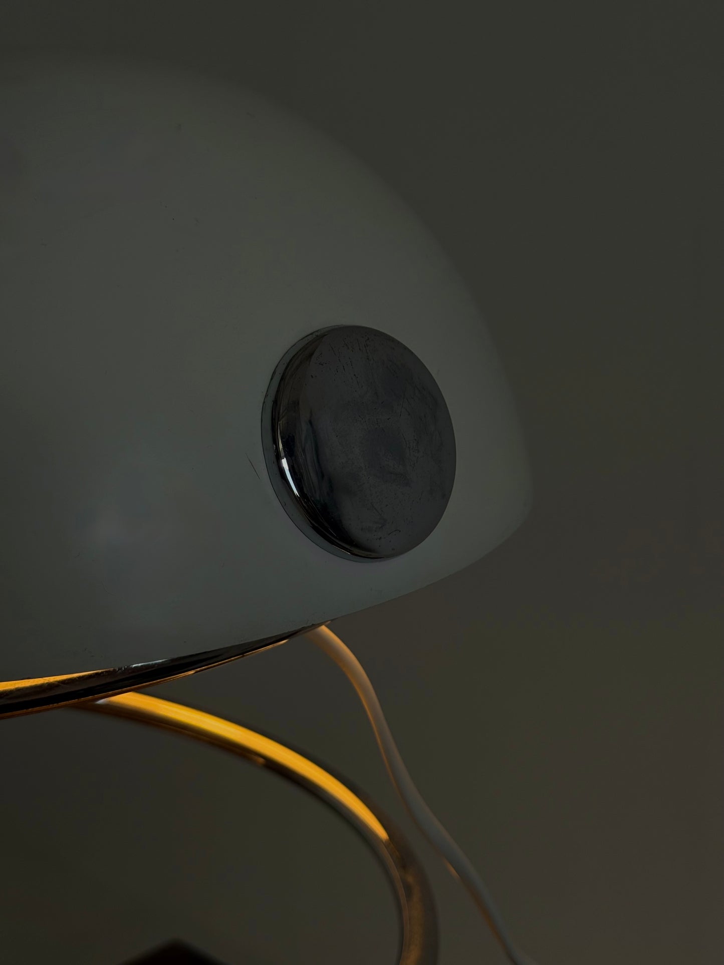 Italiaanse Vintage Space Age Spiraal Tafellamp