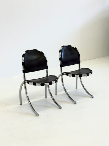 Set van 2 Medusa eetkamerstoelen van Studio Tetrarch voor Alberto Bazzani