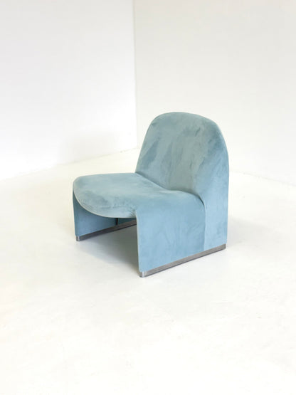 Anonima Castelli Alky Fauteuil in Babyblauw Velvet