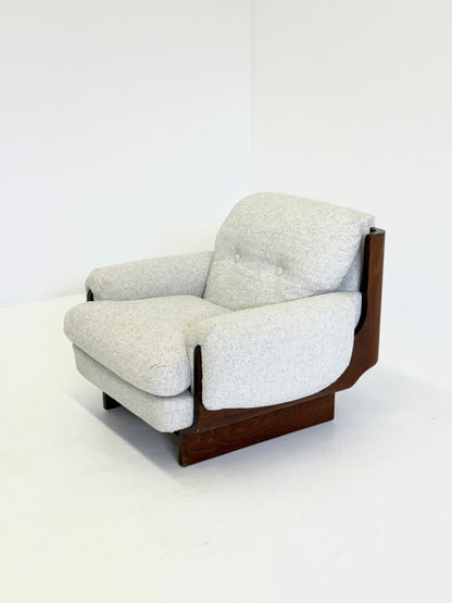Italiaanse brutalistische - mid century fauteuil