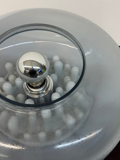 Italiaanse bolvormige space age Murano glazen lamp