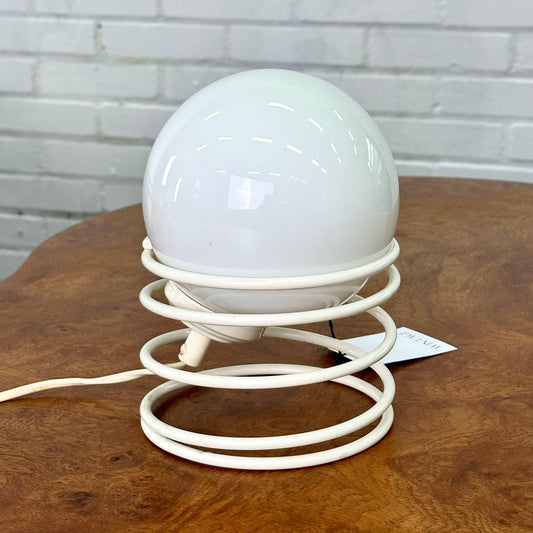 Vintage space age spiraal bol lamp