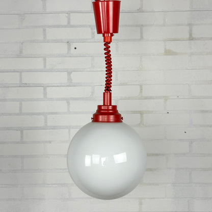 Space age opaline hanglamp