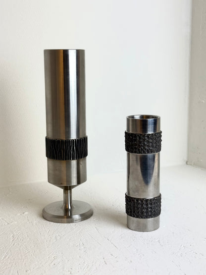 BMF rvs vintage brutalistische vaas