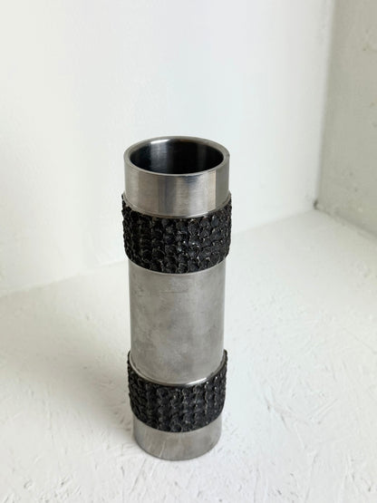 BMF rvs vintage brutalistische vaas