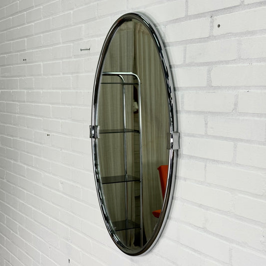 Ovale spiegel in chroom van Keuco