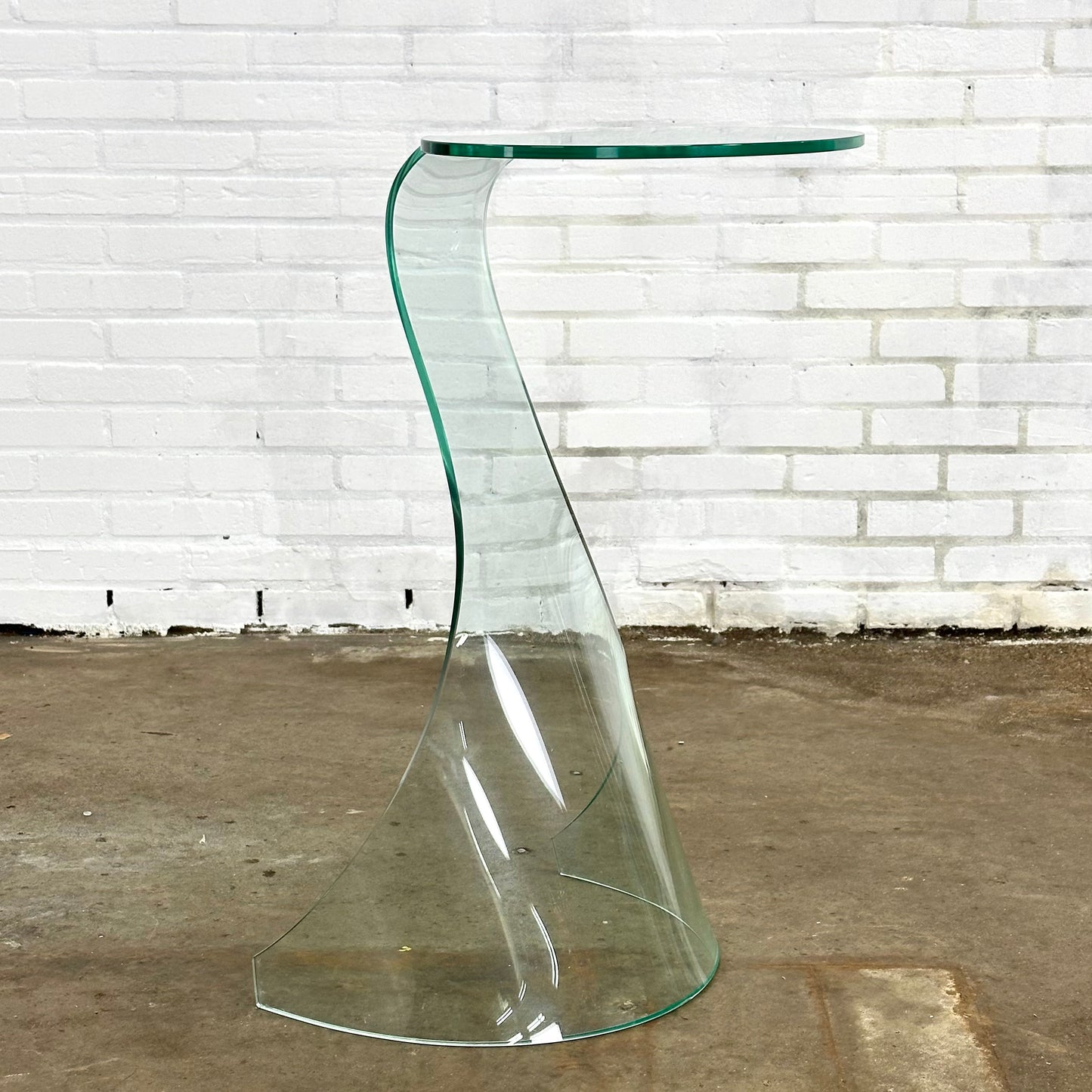Glazen design bijzettafel - 2 stuks beschikbaar