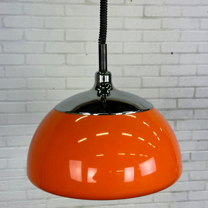 Oranje space age hanglamp van Cosack Leuchten