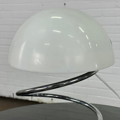 Italiaanse vintage space age spiraal tafellamp