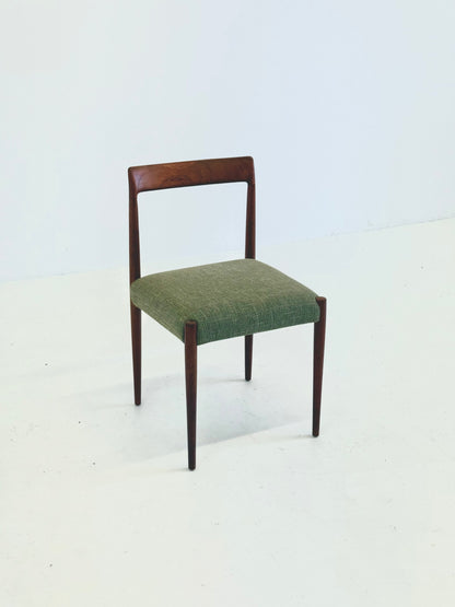 Vintage Lübke eetkamerstoel van teakhout