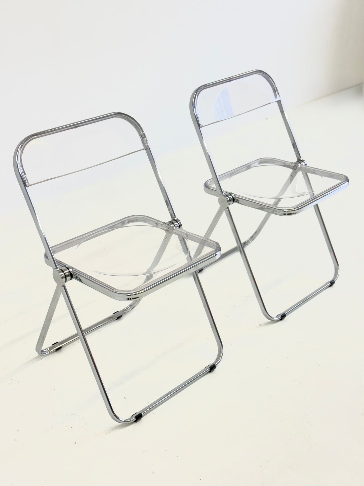 Set van 2 Plia klap stoelen van Giancarlo Piretti voor Anonima Castelli