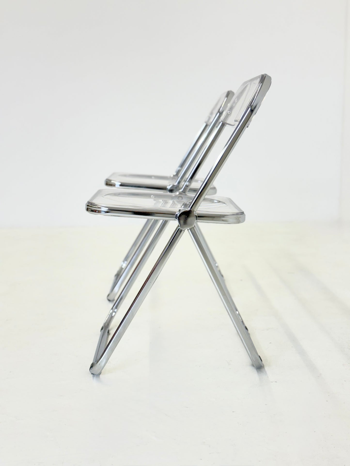 Set van 2 Plia klap stoelen van Giancarlo Piretti voor Anonima Castelli