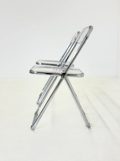 Set van 2 Plia klap stoelen van Giancarlo Piretti voor Anonima Castelli