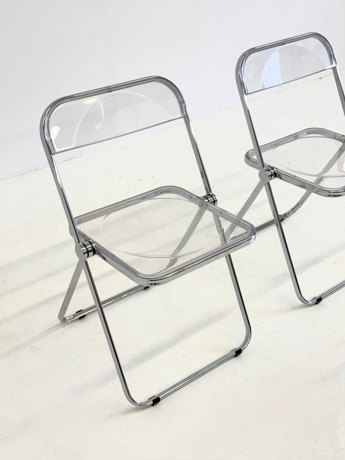 Set van 2 Plia klap stoelen van Giancarlo Piretti voor Anonima Castelli