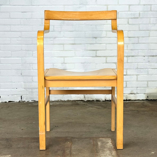 Houten vintage stoel van Enraf Nonius