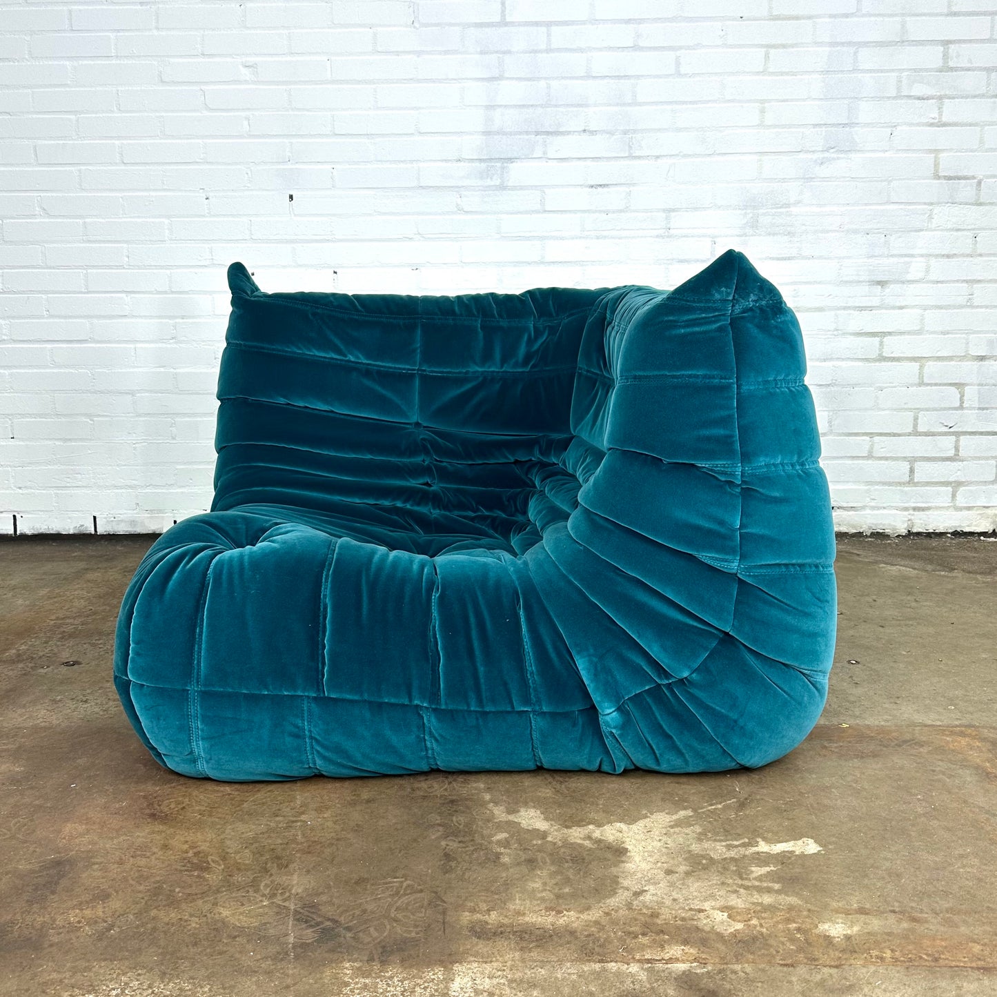 Originele Ligne Roset Togo hoek velvet petrol