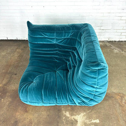 Originele Ligne Roset Togo hoek velvet petrol