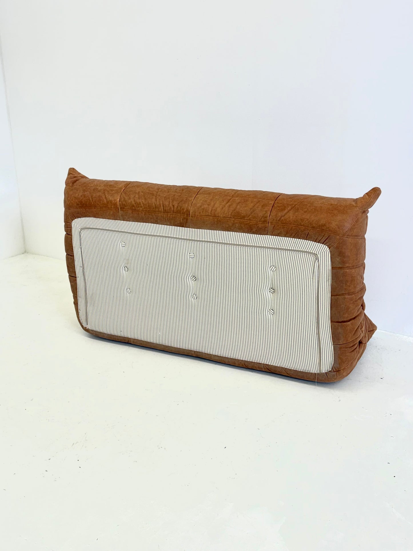 Ligne Roset Togo 3-zits in cognac leer