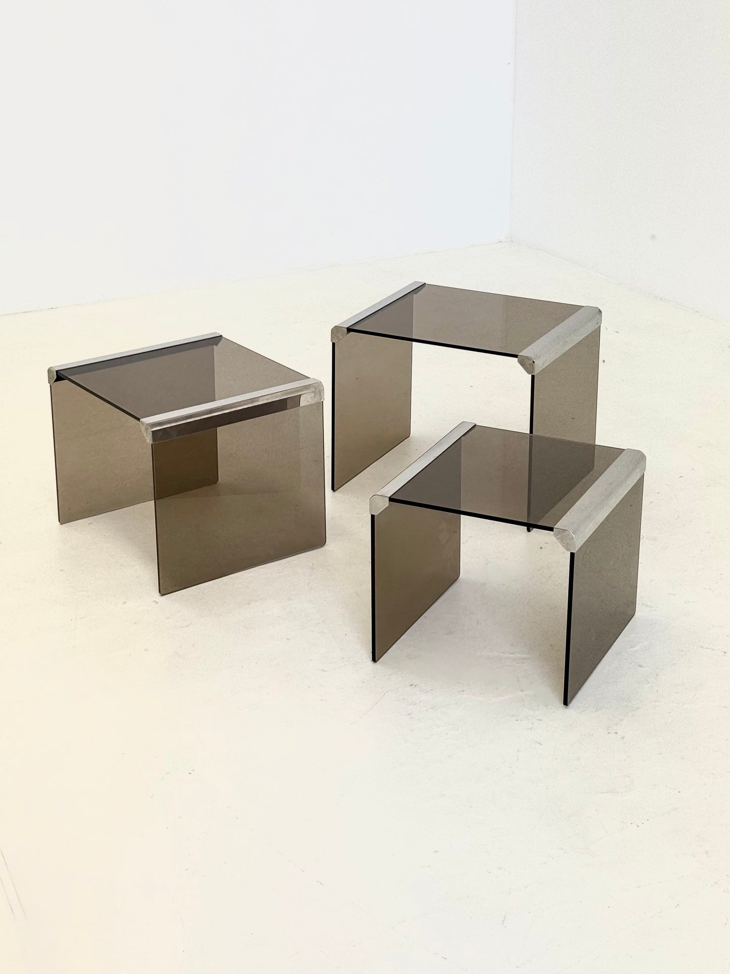 Set van drie Gallotti & Radice Tris T35 bijzettafels