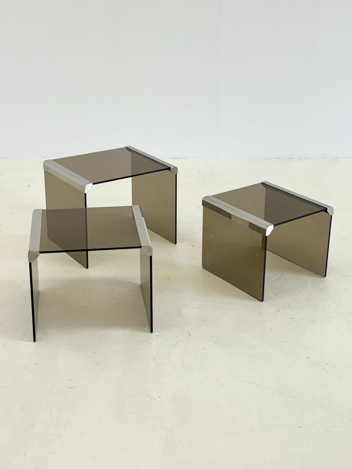 Set van drie Gallotti & Radice Tris T35 bijzettafels