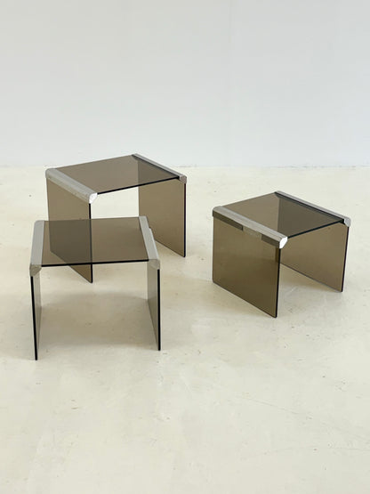 Set van drie Gallotti & Radice Tris T35 bijzettafels