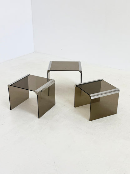 Set van drie Gallotti & Radice Tris T35 bijzettafels