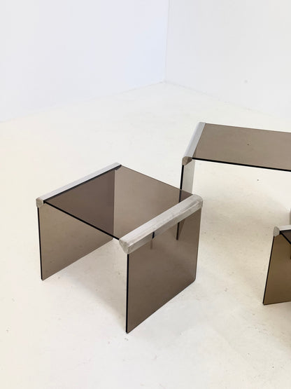 Set van drie Gallotti & Radice Tris T35 bijzettafels