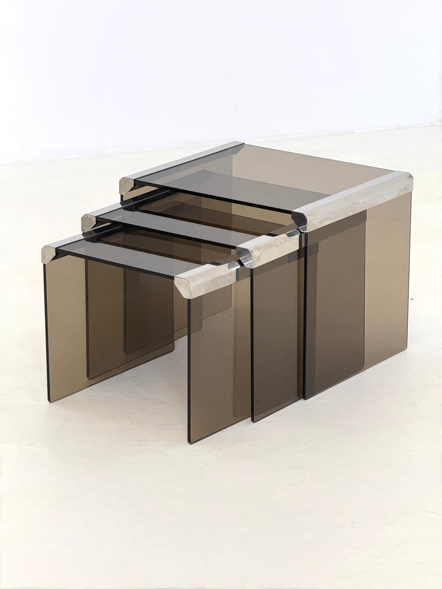 Set van drie Gallotti & Radice Tris T35 bijzettafels