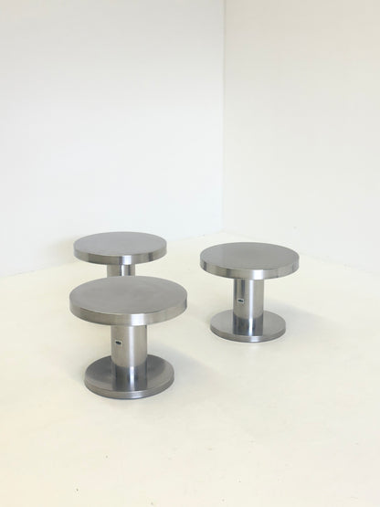 Velca bijzettafel gepolijst staal | modern design