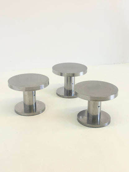 Velca bijzettafel gepolijst staal | modern design