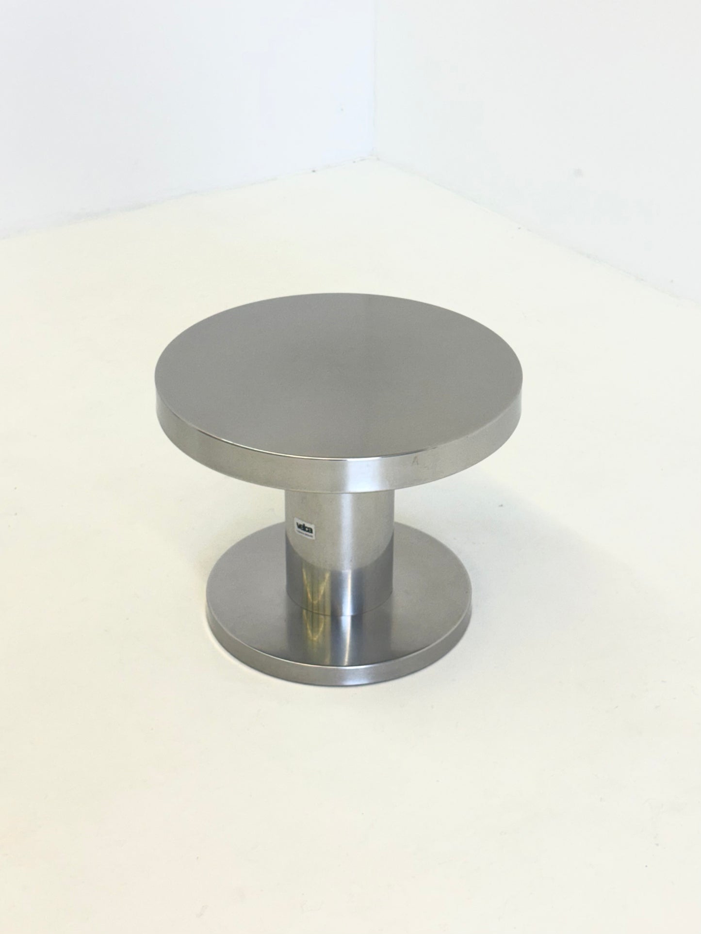 Velca bijzettafel gepolijst staal | modern design