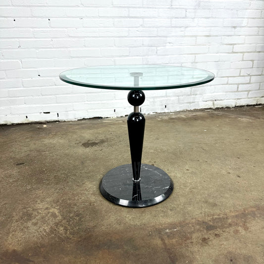 Mid-Century Modern Italian side table with marble