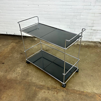 black-vintage-serving-trolley