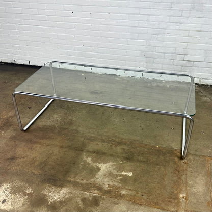 Thonet tubular frame coffee table