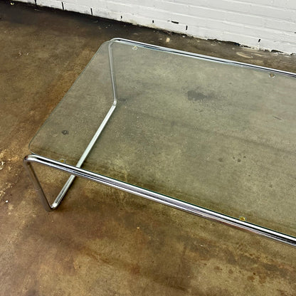 Thonet tubular frame coffee table