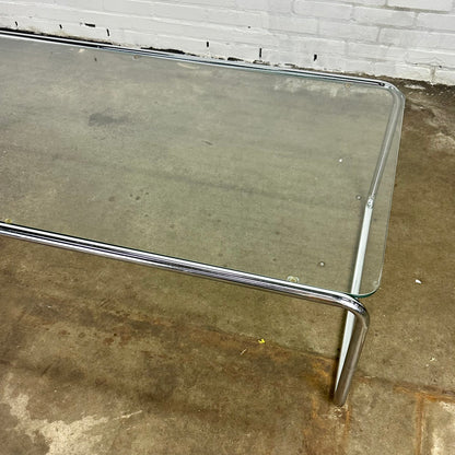 Thonet tubular frame coffee table